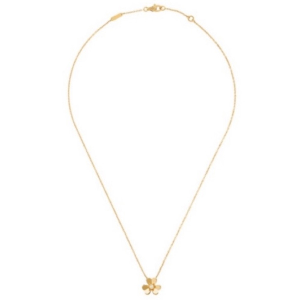 Van Cleef Arpels Clover Flower Necklace. - Picture 3 of 3